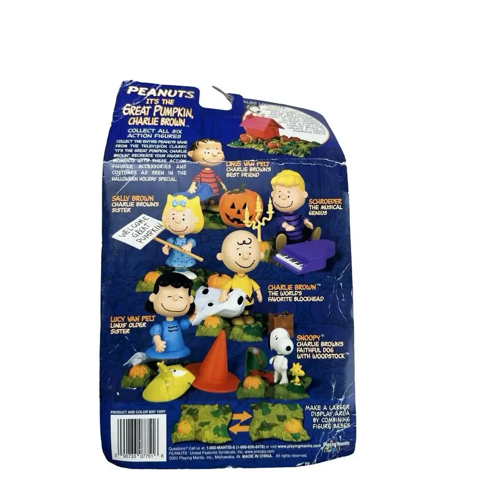 Memory Lane Peanuts Great Pumpkin Charlie Brown Snoopy Halloween Figures Lot 2